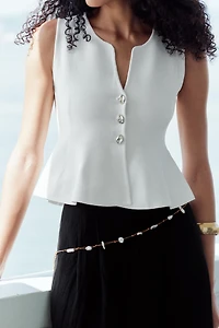 PEPLUM KNIT TOP