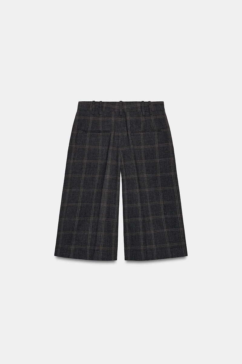 ZW COLLECTION PLAID BERMUDA SHORTS