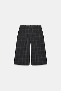 ZW COLLECTION PLAID BERMUDA SHORTS