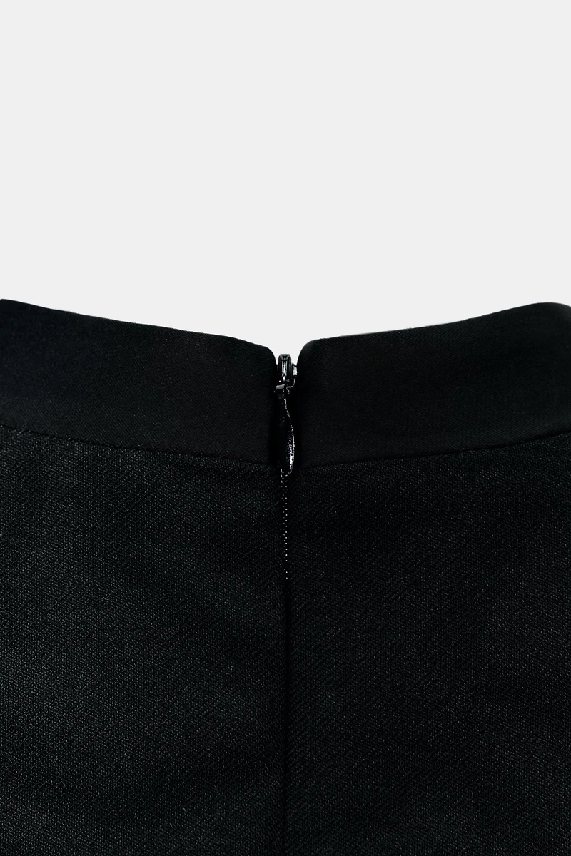 SHORT DRESS WITH SHOULDER PADS ZW COLLECTION LIMITED EDITION