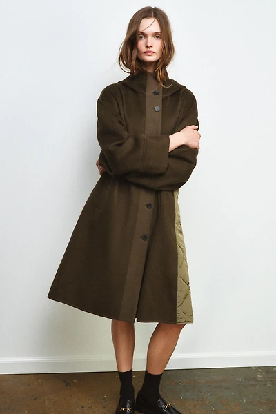 COMBINATION WOOL PARKA ZW COLLECTION LIMITED EDITION