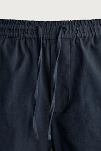 SHORT COURT BRODERIE POISSON