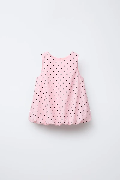 POLKA DOT PRINTED BALLOON TOP