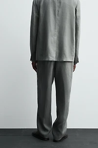 100% LINEN SUIT PANTS
