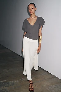 T-SHIRT AVEC COTON - LIN