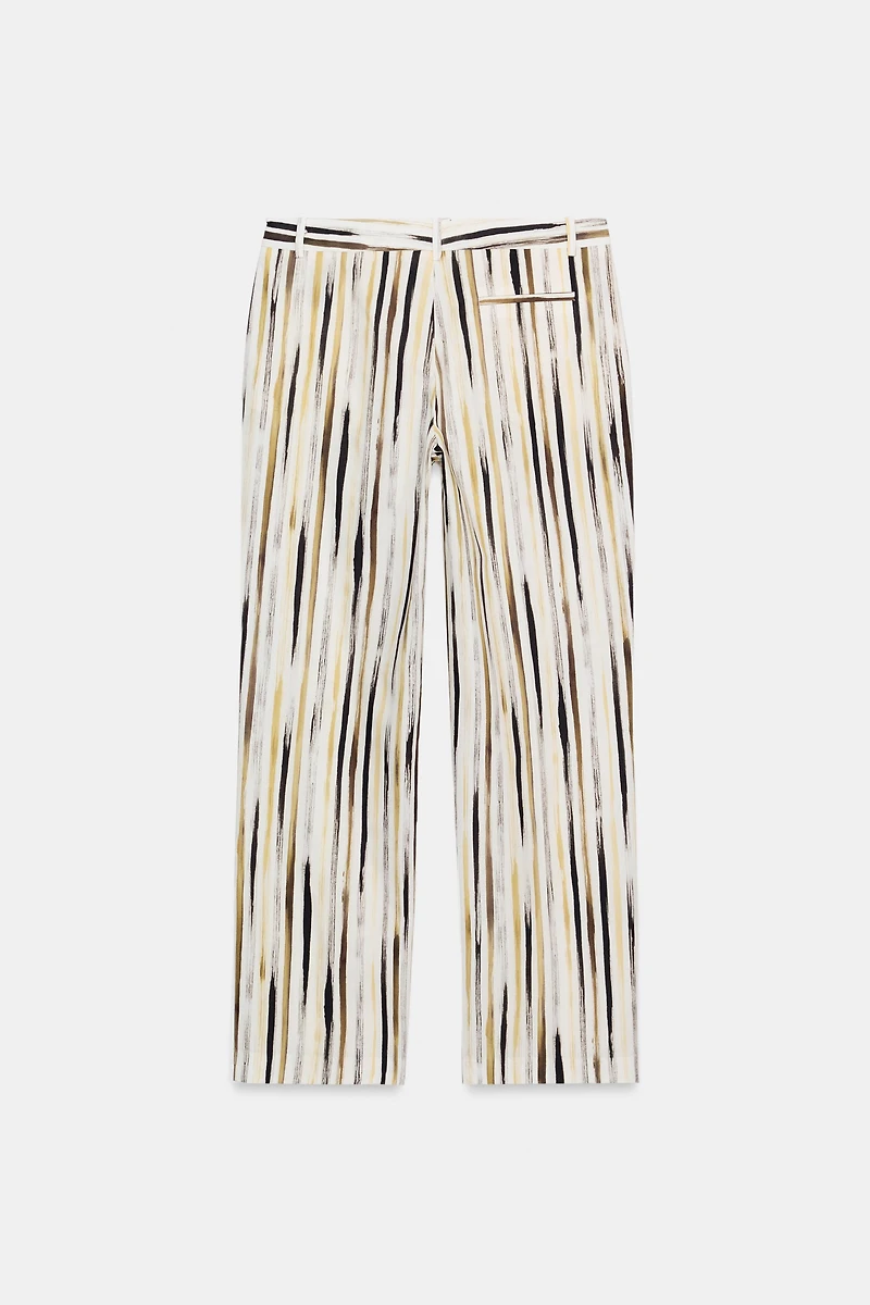 ZW COLLECTION STRIPED POPLIN PANTS
