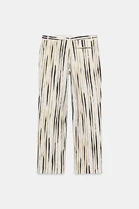 ZW COLLECTION STRIPED POPLIN PANTS