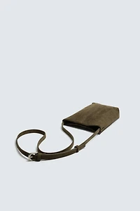 LEATHER CROSSBODY BAG