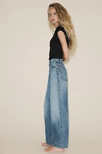 JEAN BARREL TRF TAILLE HAUTE