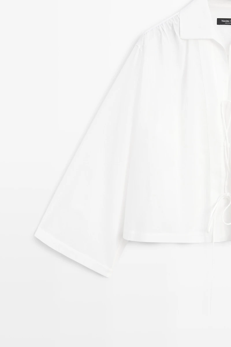 Chemisier 100 % coton fermeture