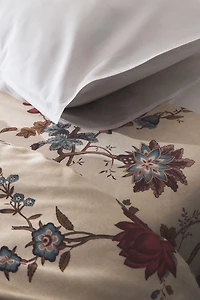 DRAP DE DESSUS SATIN FLORAL | KATHARINE POLE