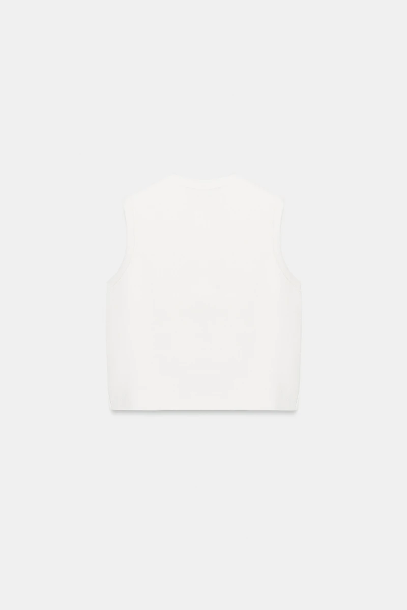 BUTTON VEST TOP