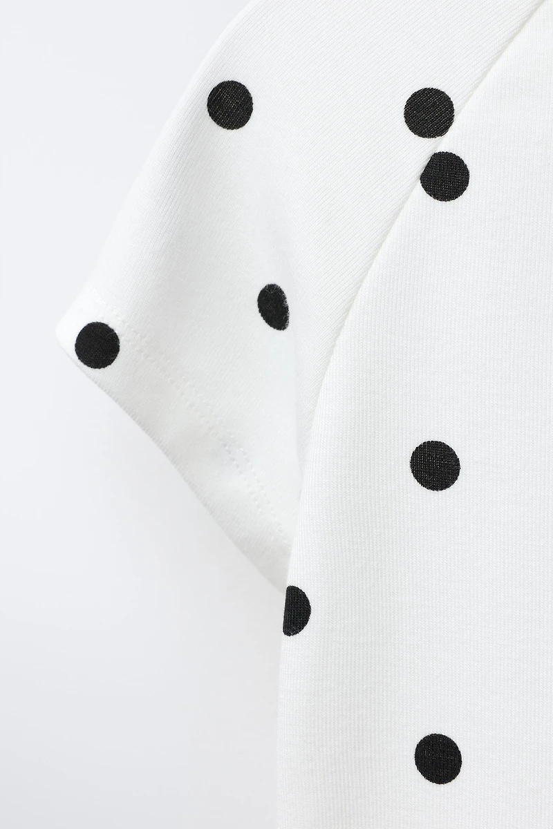 MODAL POLKA DOT T-SHIRT