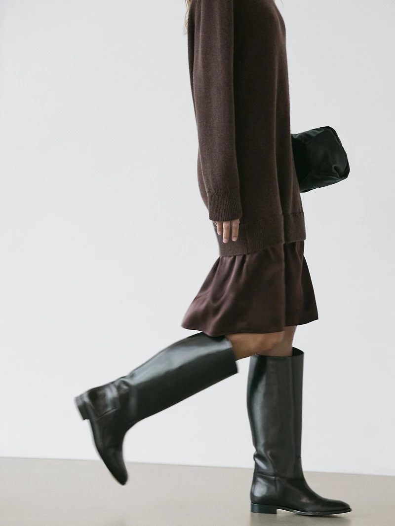 100% cashmere sweater dress