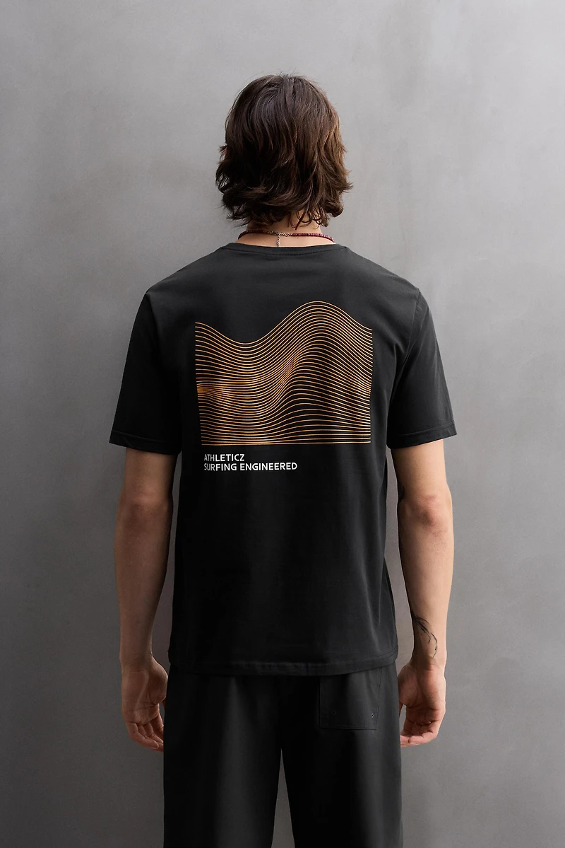 SURF GRAPHIC PRINT T-SHIRT