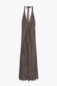 ZW COLLECTION HALTER POLKA DOT DRESS