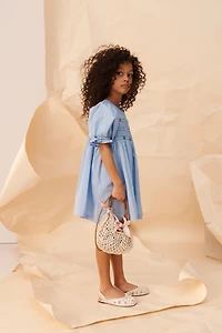 LIMITED EDITION EMBROIDERED SLINGBACK FLATS