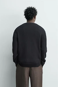 REGULAR FIT COTTON JUMPER