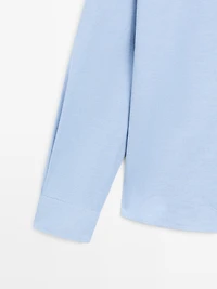 Regular fit twill shirt