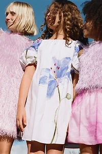 FLORAL PRINT DRESS