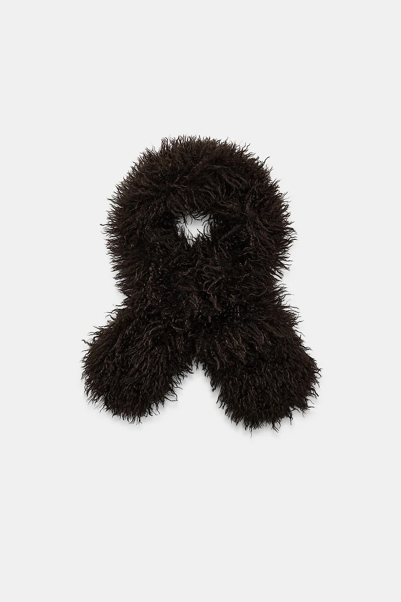 FAUX FUR SCARF