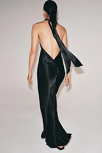 ROBE HALTER SATINÉE ZW COLLECTION