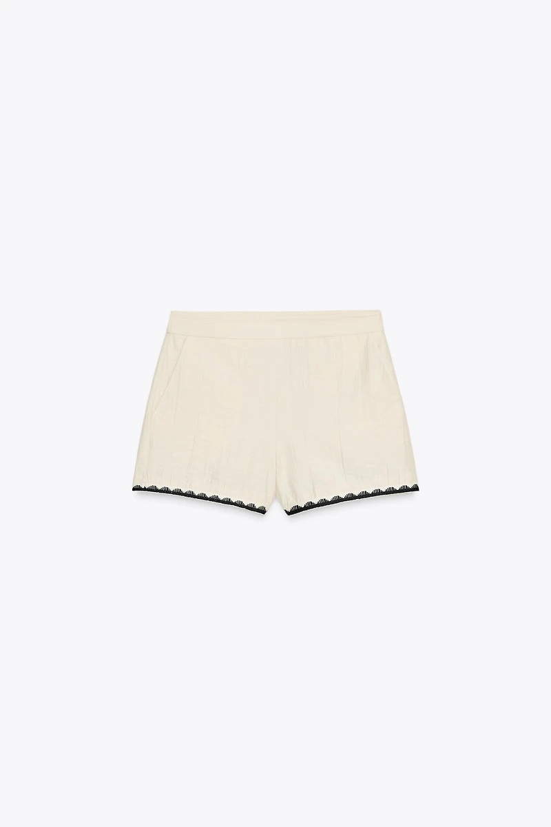 EMBROIDERED SHORTS