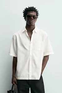 CHEMISE JACQUARD STRUCTURÉE