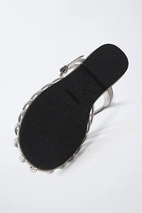 SPARKLY FISHERMAN SANDALS