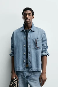 CHEMISE EN JEAN COUPE BOXY