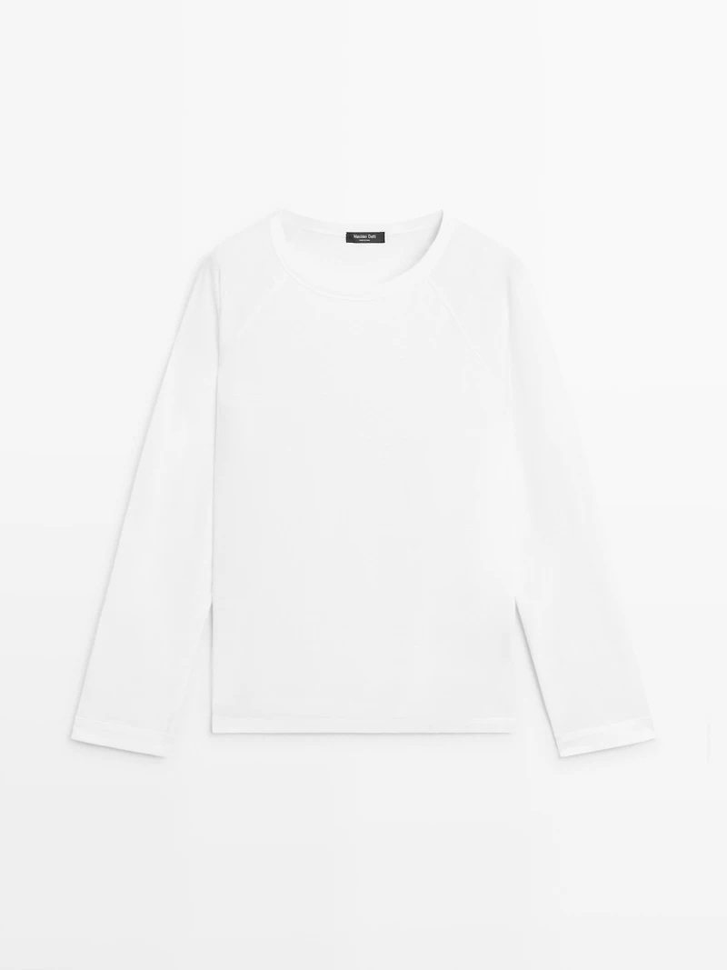 100% cotton long sleeve T-shirt