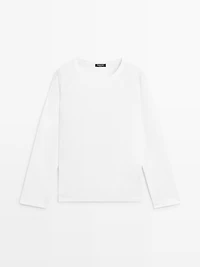 100% cotton long sleeve T-shirt