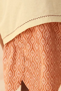 SHORT DE BAIN À IMPRIMÉ GÉOMÉTRIQUE ÉDITION LIMITÉE