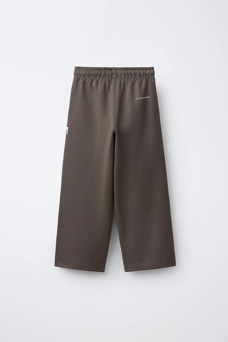 STRAIGHT INTERLOCK PLUSH PANTS