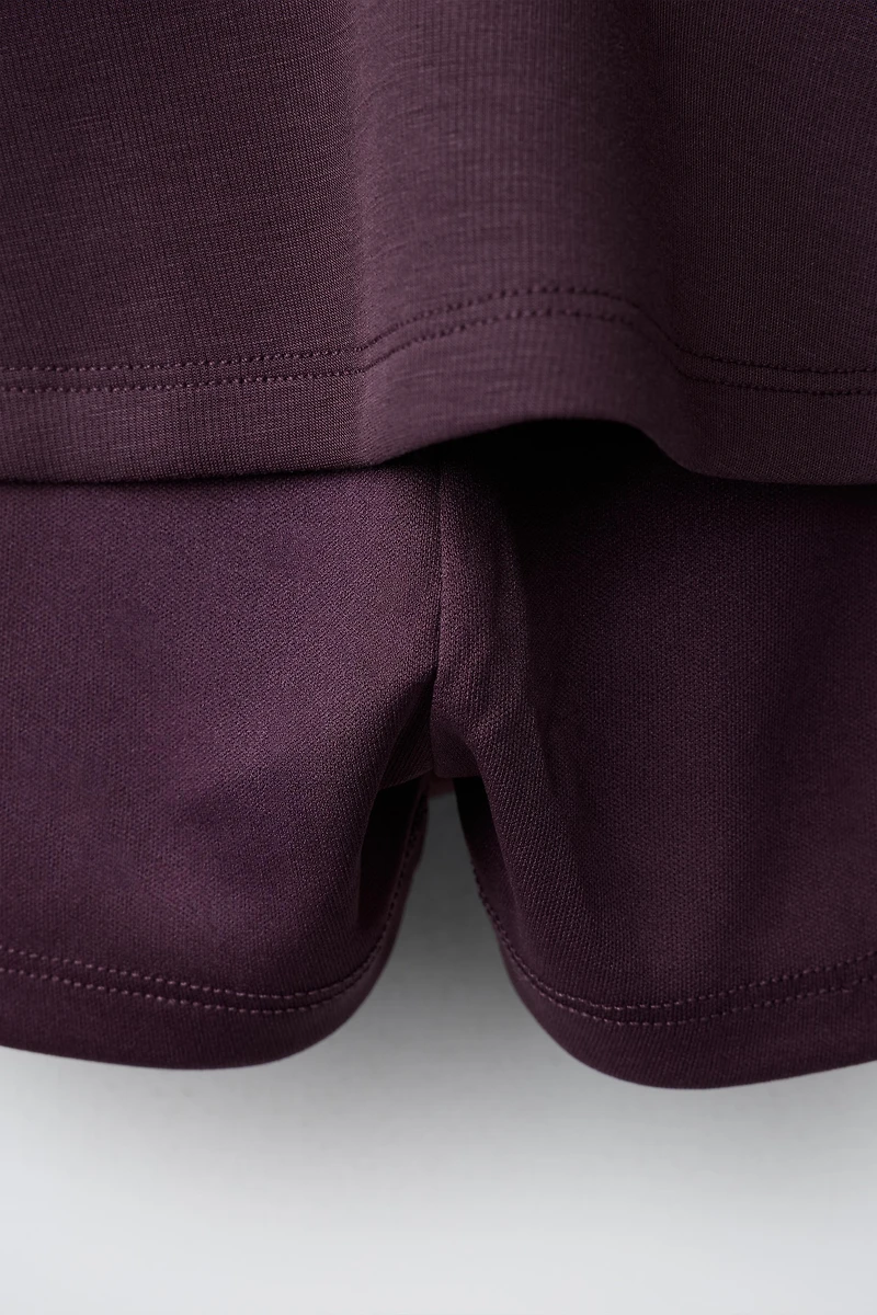 FOLD-OVER GYM SKIRT