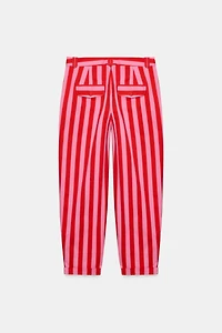 PANTALON CHINO À RAYURES