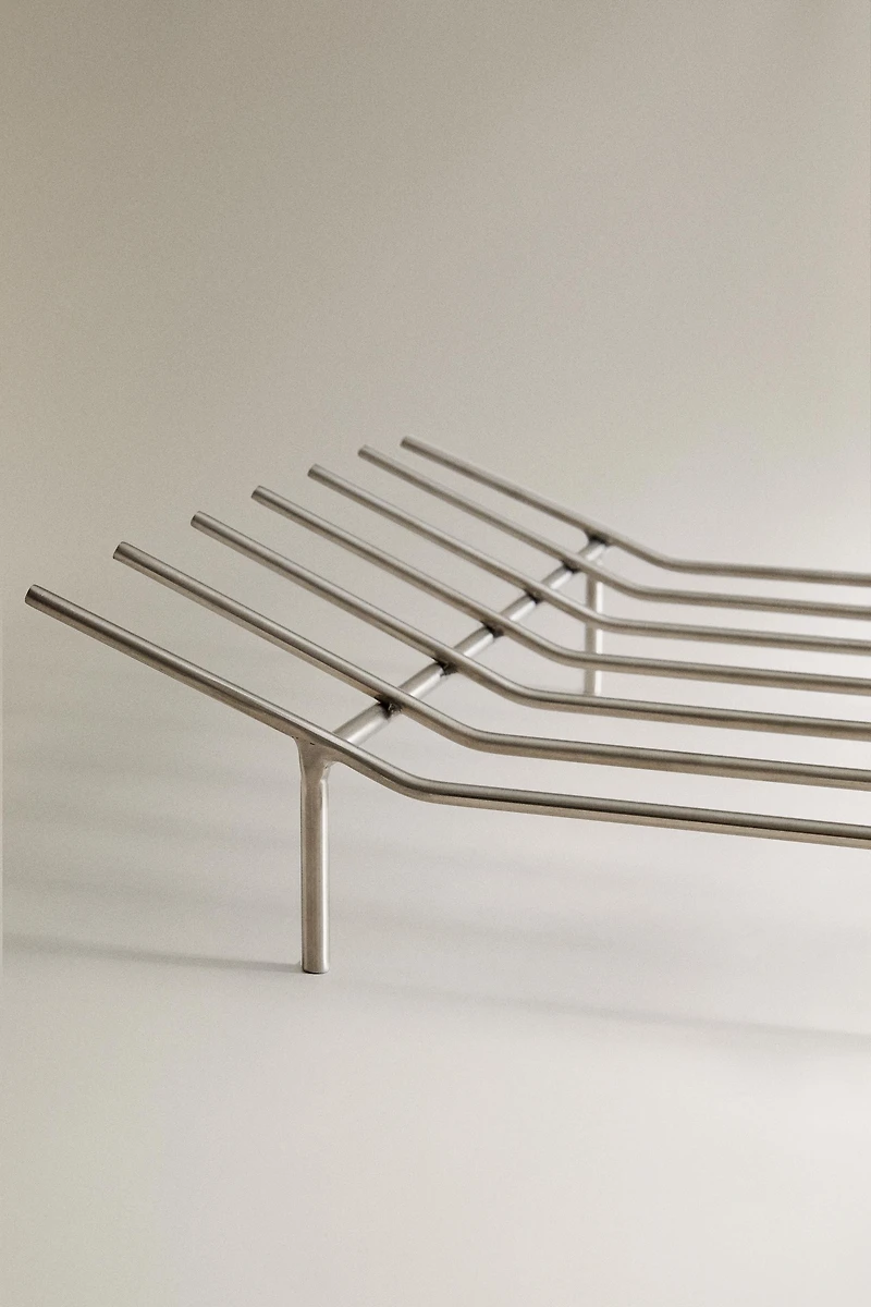 STEEL FIREWOOD STAND FIREPLACE