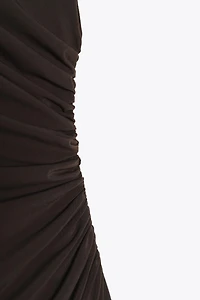 ROBE COURTE DRAPÉE