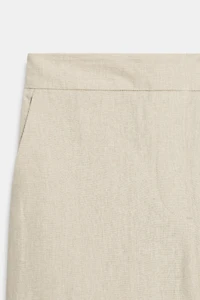 PANTALON DROIT LIN