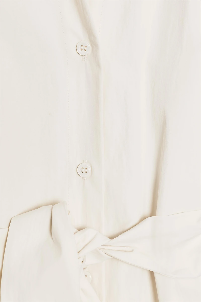 ROBE CHEMISE À MANCHES BOUFFANTES ZW COLLECTION