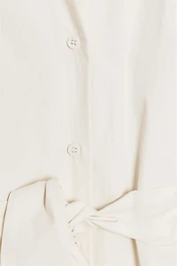 ROBE CHEMISE À MANCHES BOUFFANTES ZW COLLECTION