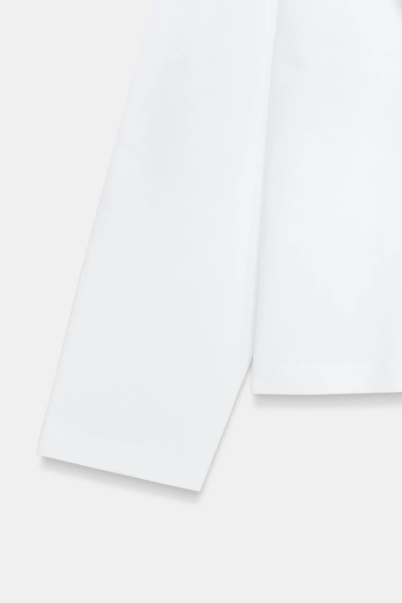 T-SHIRT COTON ÉPAIS À NŒUDS