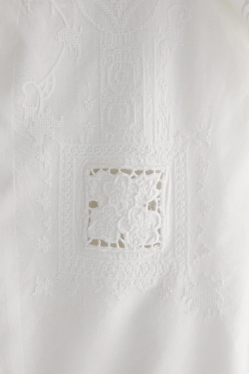 EMBROIDERED COTTON SHIRT