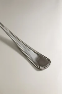 POLISHED STEEL SERVING SPOON