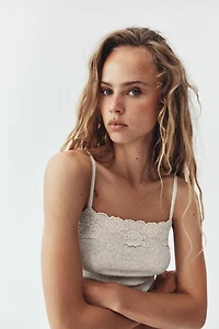 LACE CAMISOLE TOP