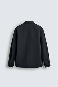 REGULAR FIT POCKET OVERSHIRT