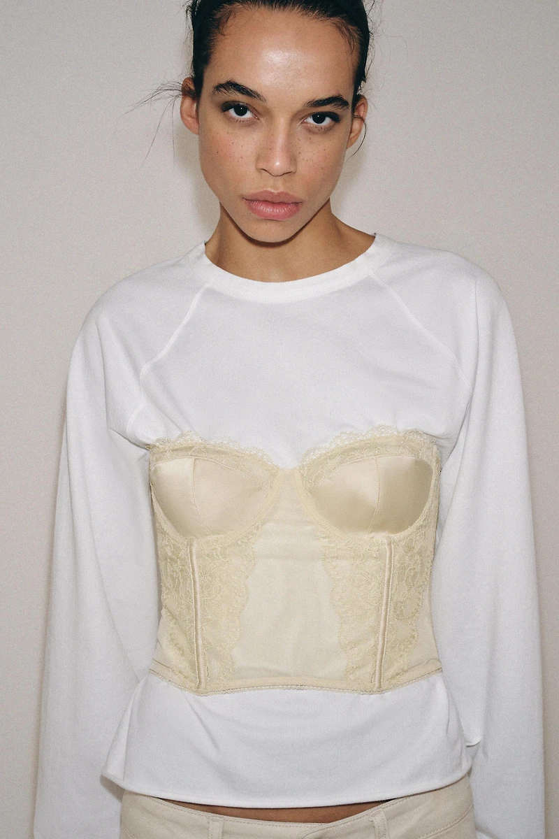 COMBINATION LACE CORSET