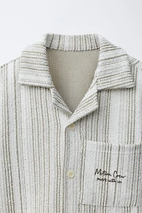 STRIPED KNIT SHIRT