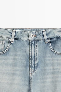 Jean barrel fit taille haute