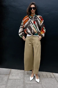 PRINTED BOMBER JACKET
